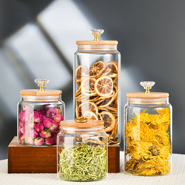 Glass Sealed Storage Jar