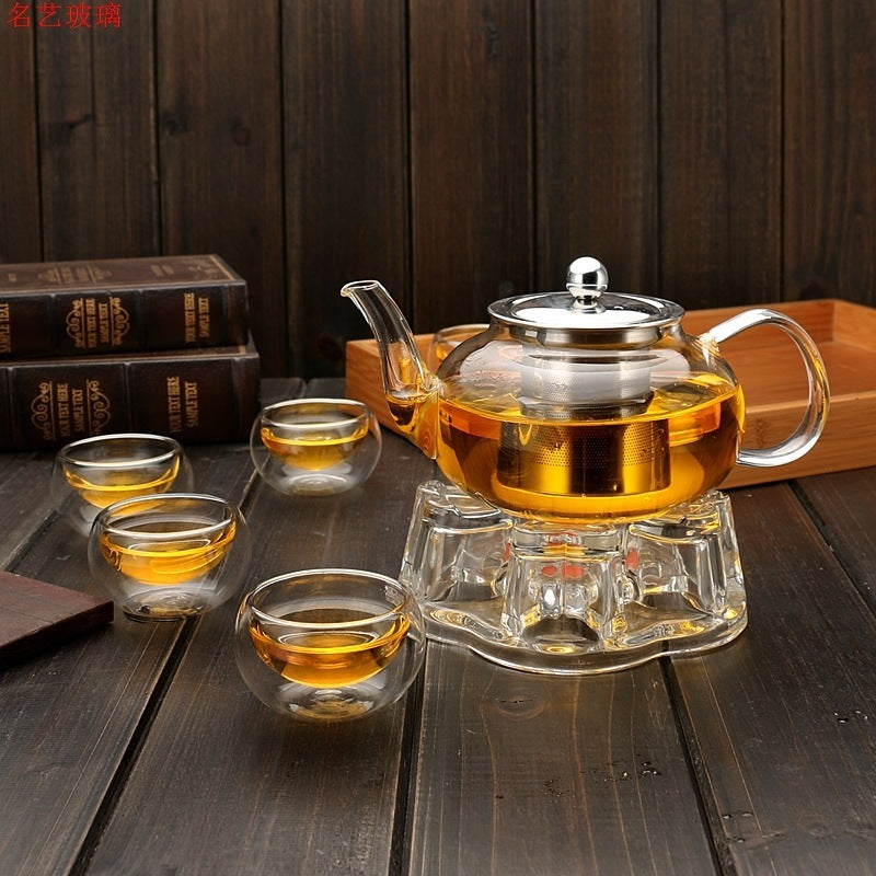 Heat-Resistant Glass Teapot