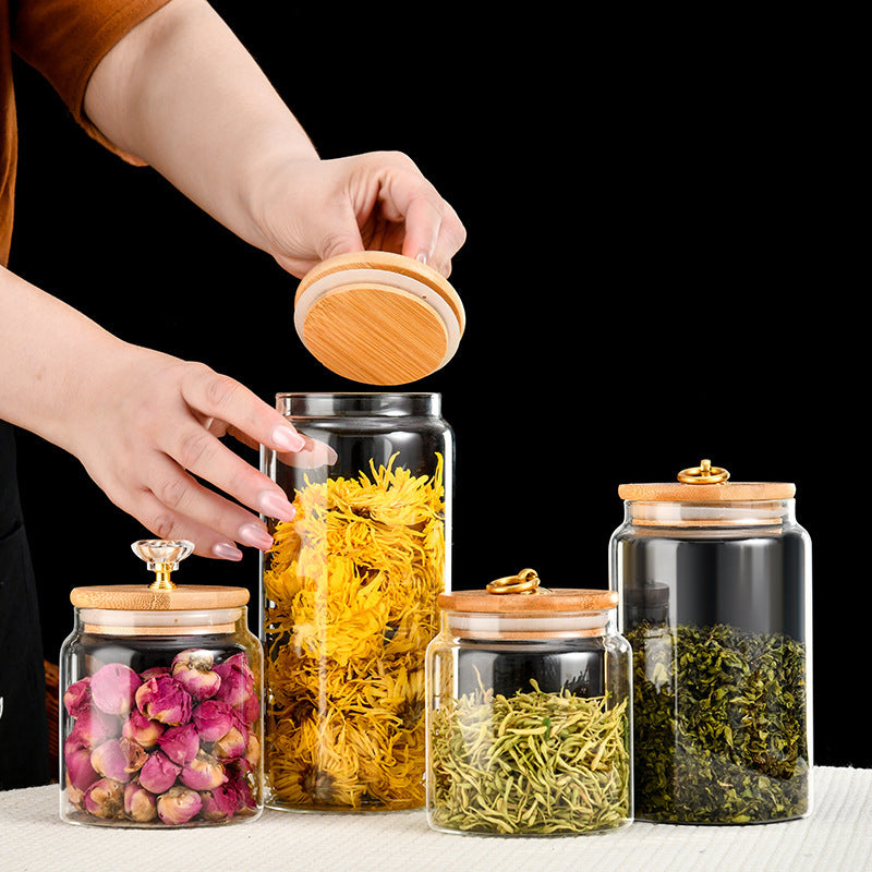 Glass Sealed Storage Jar