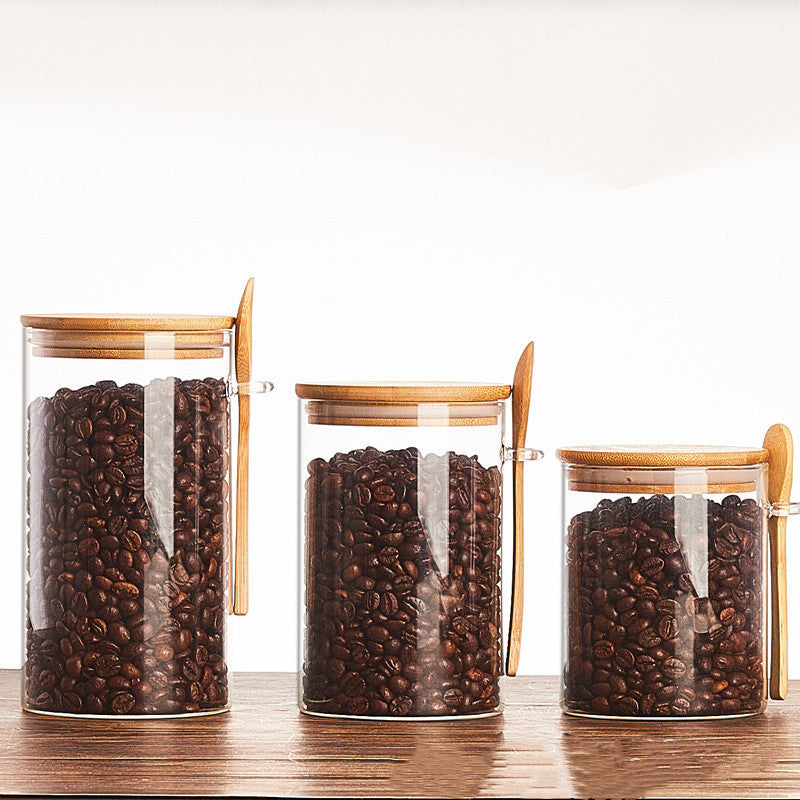 Grains Glass Storage Jar Set