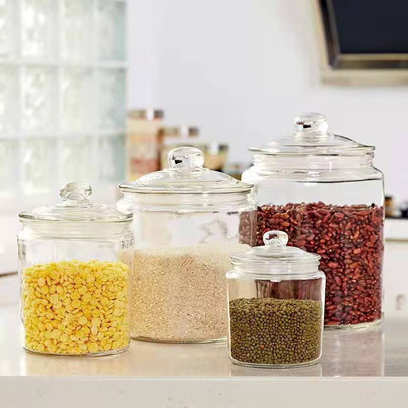 Thickened Glass Storage Jar