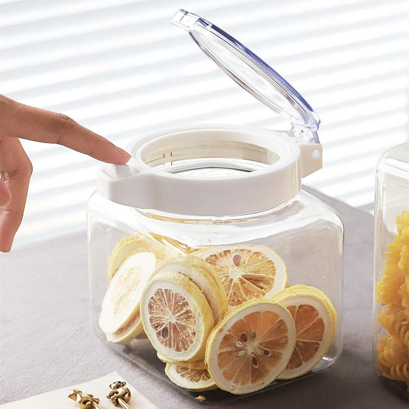 Transparent Sealed Storage Jar